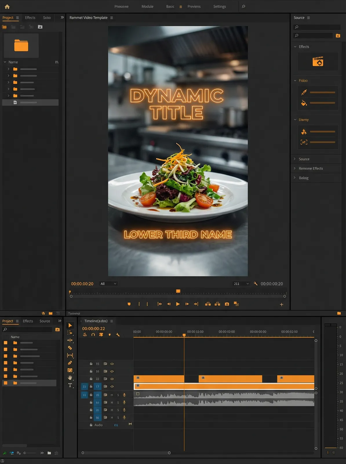 换妻视频 美食短视频拍摄与剪辑模板