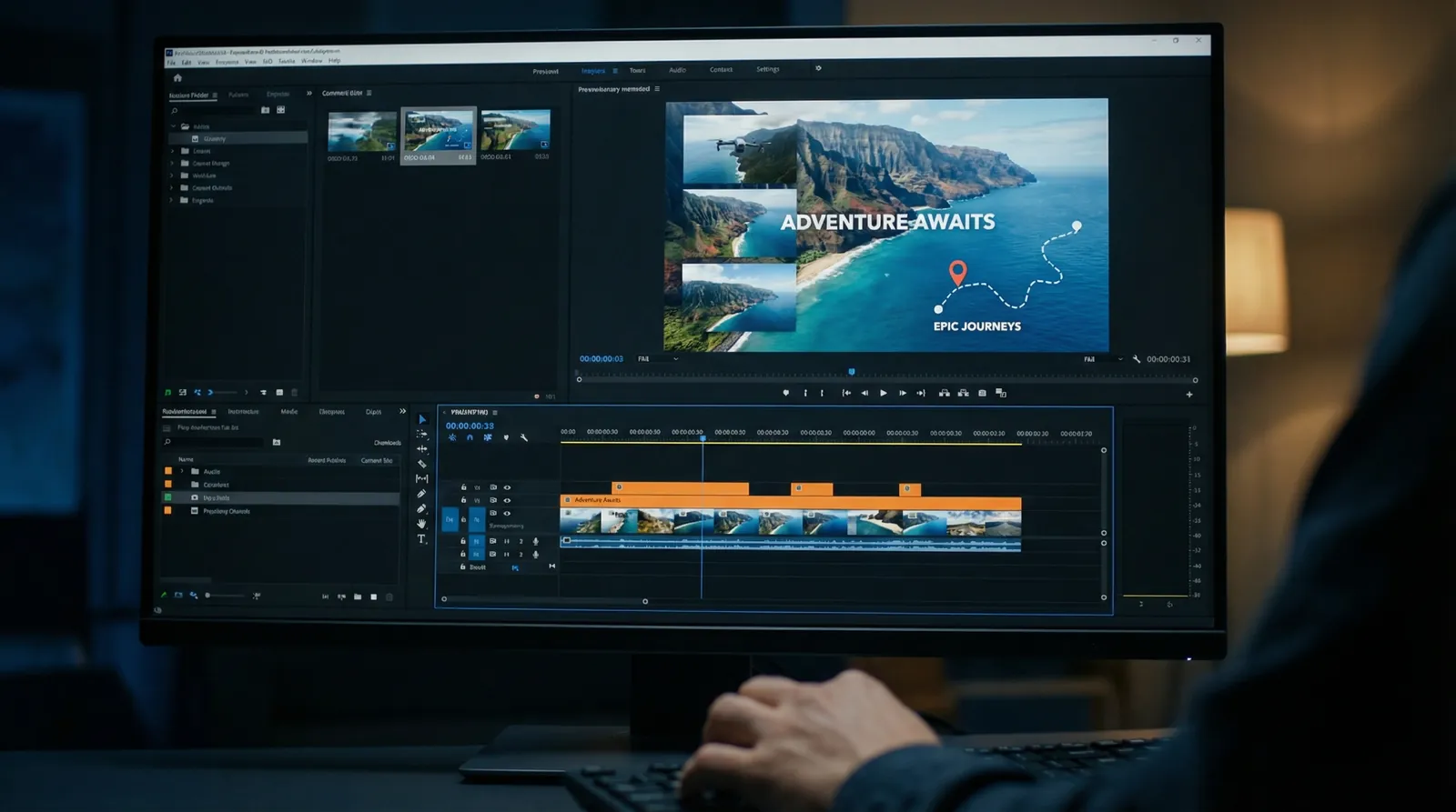 换妻视频 旅行Vlog航拍模板